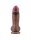 LoveToy Dual Layered Silicone Dildo XXL 28 cm (Ø7.4 cm) Brown