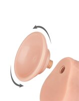 LoveToy - Sliding Skin Dildo 18.3 cm (Ø 3.5 cm) - Nude