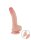 LoveToy - Sliding Skin Dildo 19.5 cm (Ø 3.5 cm) - Nude