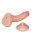 LoveToy - Sliding Skin Dildo 19.5 cm (Ø 3.5 cm) - Nude