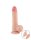 LoveToy - Sliding Skin Dildo 20 cm (Ø 3.9 cm) - Nude