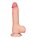 LoveToy - Sliding Skin Dildo 20 cm (Ø 3.9 cm) - Nude