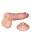 LoveToy - Sliding Skin Dildo 20 cm (Ø 3.9 cm) - Nude