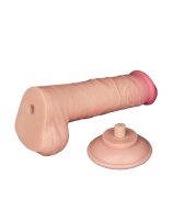 LoveToy - Sliding Skin Dildo 20.8 cm (Ø 4 cm) - Nude