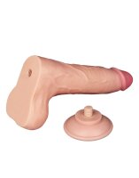 LoveToy - Sliding Skin Dildo 22 cm (Ø 4.3 cm) - Nude
