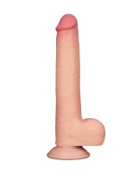 LoveToy - Sliding Skin Dildo 22 cm (Ø 3.7 cm) - Nude