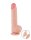 LoveToy - Sliding Skin Dildo 24 cm (Ø 4.3 cm) - Nude