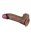 LoveToy Dual Layered Silicone Dildo XXL 33 cm (Ø5.5 cm) Brown