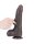 LoveToy - Sliding Skin Dildo 22 cm (Ø 4.3 cm) - Black