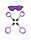 Rimba Soft Bondage Set Purple/Black 6 Pieces