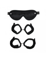 Rimba Soft Bondage Set Schwarz 3 Teile