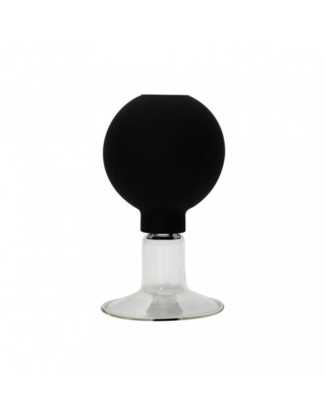 Rimba Nippelsauger Glas 5,5 cm Schwarz