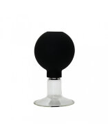 Rimba Nippelsauger Glas 5,5 cm Schwarz