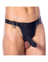 Rimba Verstellbarer Keuschheitsslip mit Silikonsleeve 16...