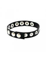 Rimba Penis Strap Decorated with Snap Buttons Black