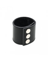 Rimba Bracelet with Money Pocket and Snap Buttons Black