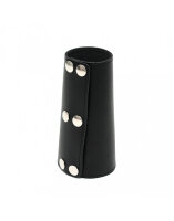 Rimba Armmanschette aus Leder Schwarz