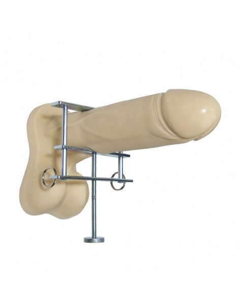 Rimba Metal Squeezer for Testicles, Penis or Breast Silver