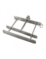 Rimba Metal Squeezer for Testicles, Penis or Breast Silver