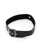 Rimba Simple Collar with Ring Black M-L