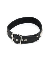 Rimba Collar Decorated with Studs Black S-M