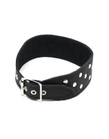 Rimba Collar Decorated with Studs Black S-M
