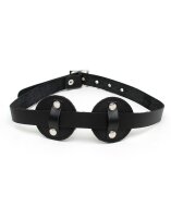 Rimba Leather Eye Mask Black