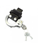 Rimba Halter für Fesseln Schwarz Silber