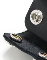 Rimba Halter für Fesseln Schwarz Silber