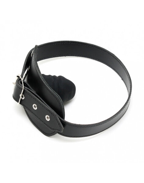 Rimba gag with dildo on the inside black 6 cm Ø 4 cm