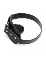 Rimba gag with dildo on the inside black 6 cm Ø 4 cm