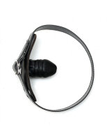 Rimba gag with dildo on the inside black 6 cm Ø 4 cm