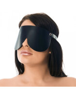 Rimba Leather Eye Mask Black