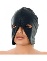Rimba Ledermaske Schwarz