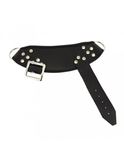 Rimba Fußfesseln Leder Schwarz