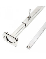 Rimba Metal Spreader Bar without Dildo Silver 60 cm