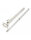 Rimba Metal Spreader Bar without Dildo Silver 60 cm