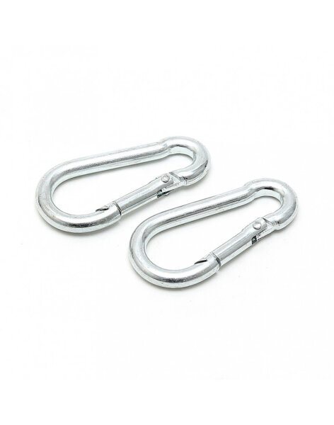 Rimba Carabiner Hooks Silver 2 Pieces