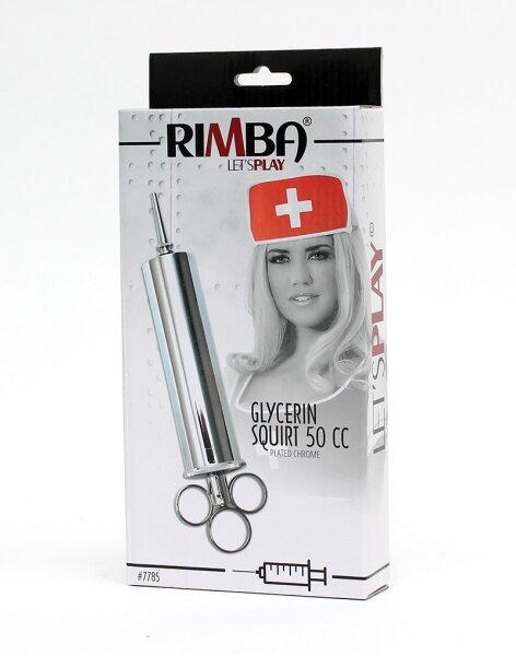 Rimba Metal Syringe Silver 50 ml