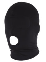 Rimba Maske mit offenem Mund Schwarz One Size