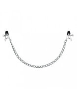 Rimba Adjustable Nipple Clamps with Chain Silver 2 Pieces