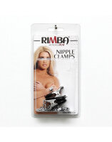 Rimba Adjustable Nipple Clamps with Chain Silver 2 Pieces