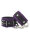 Rimba Handcuffs with Carabiner Hook Purple Black