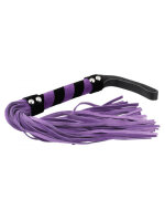 Rimba Whip with 36 Strands Purple Black 50 cm