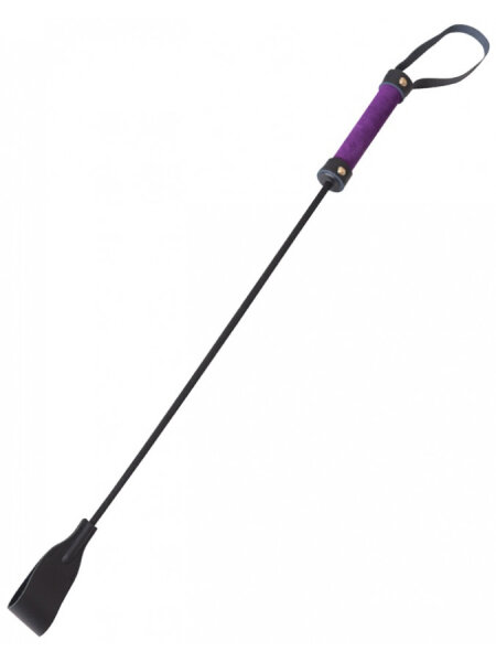 Rimba Riding Crop Purple Black 70 cm