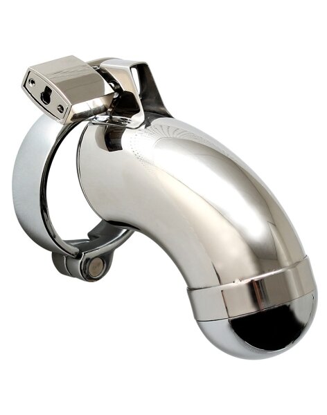 Rimba Chastity Cage with Padlock Silver Ø 4.5 cm