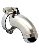 Rimba Chastity Cage with Padlock Silver Ø 4.5 cm