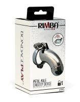 Rimba Chastity Cage with Padlock Silver Ø 4.5 cm