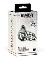 Rimba Penis Cage with Lock Silver 7 cm Ø 5 cm