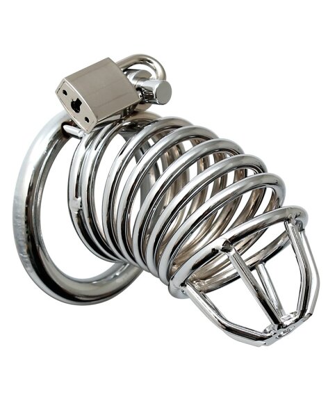 Rimba Penis Cage with Lock Silver 8 cm Ø 5.5 cm